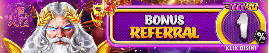 BONUS REFERRAL 1%